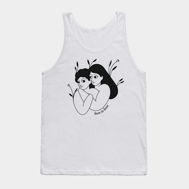 Love Is Love Tank Top by Nicole Marra